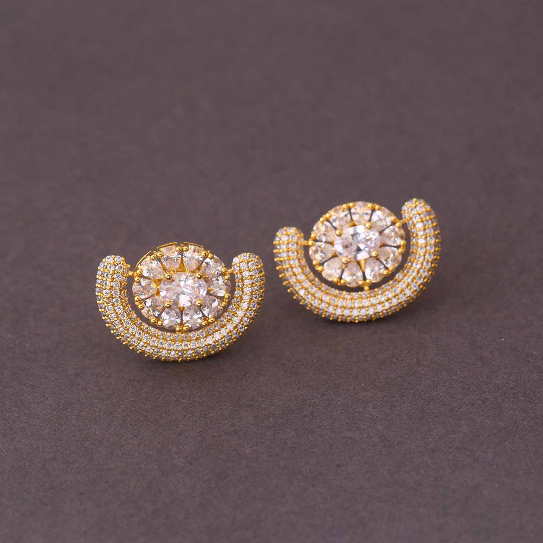 Golden Dyne Zirconia Studs