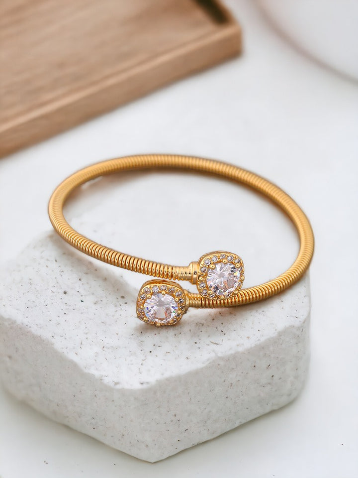 Golden Eadwine Zirconia Bracelet
