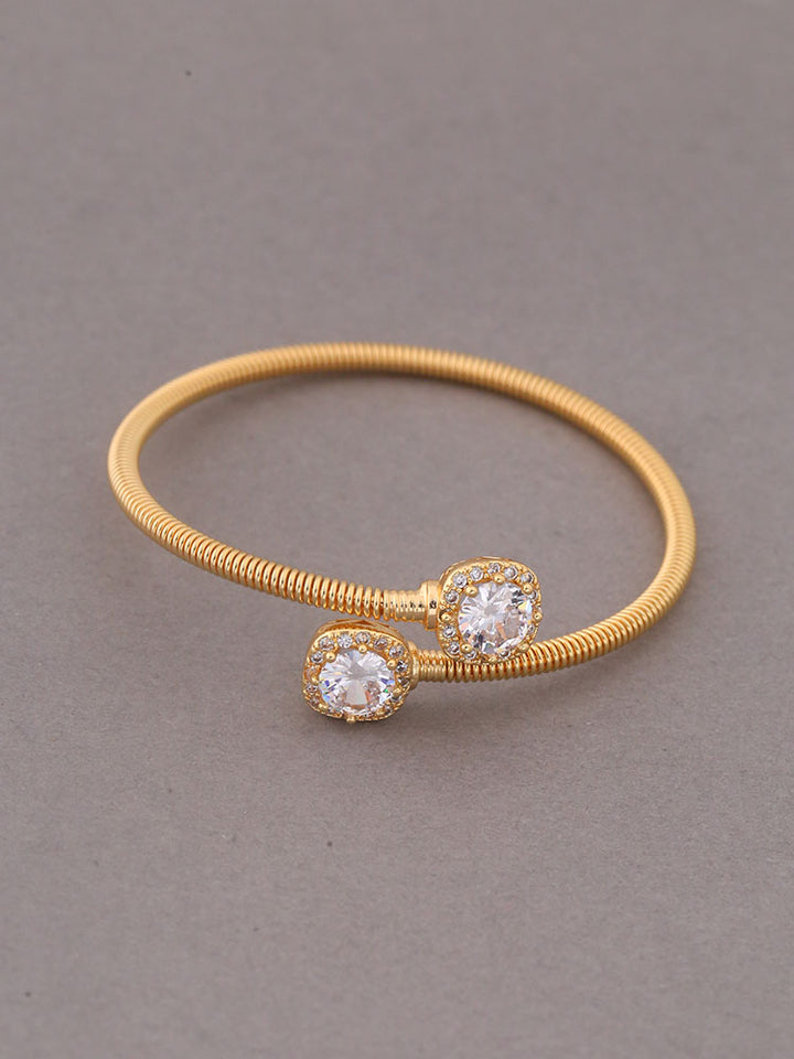 Golden Eadwine Zirconia Bracelet