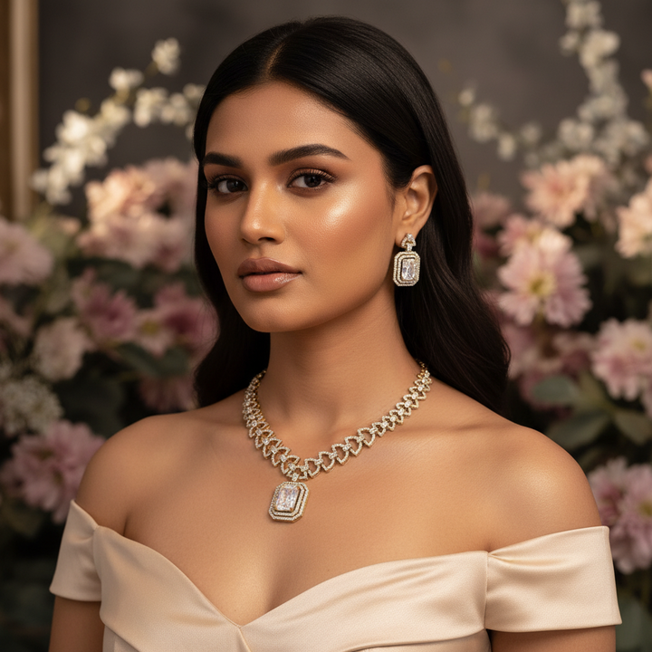 Golden Echoes Victorian Jewellery Set - New Arrival