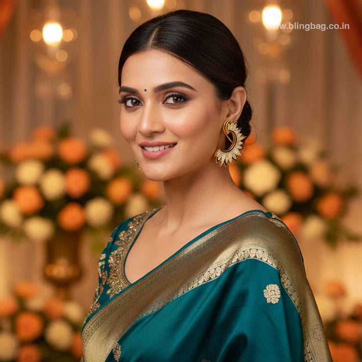 Golden Edenna Zirconia Hoops