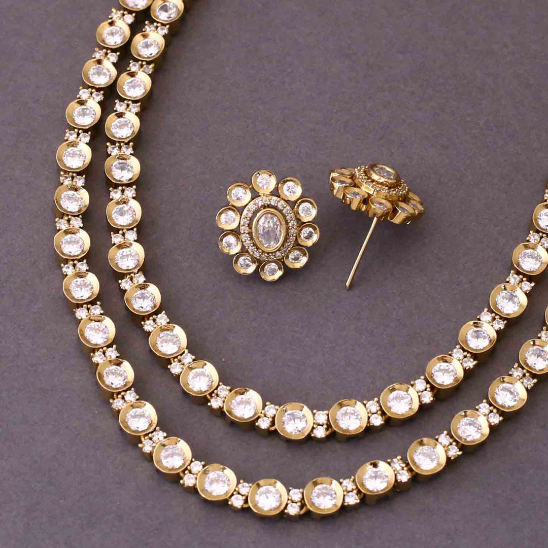 Golden Edina Victorian Jewellery Set - New Arrival