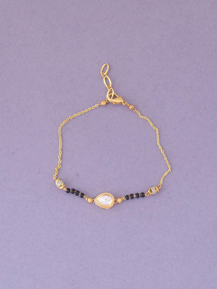 Golden Eiram Mangalsutra Bracelet