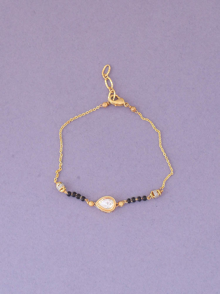 Golden Eiram Mangalsutra Bracelet