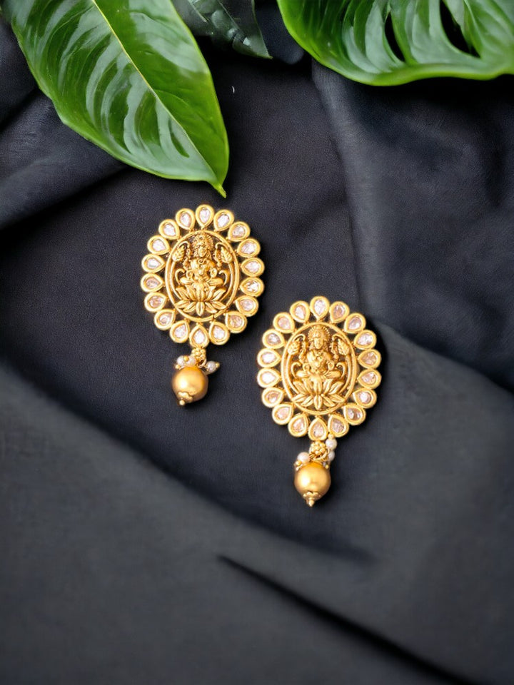 Golden Ekajata Temple Studs