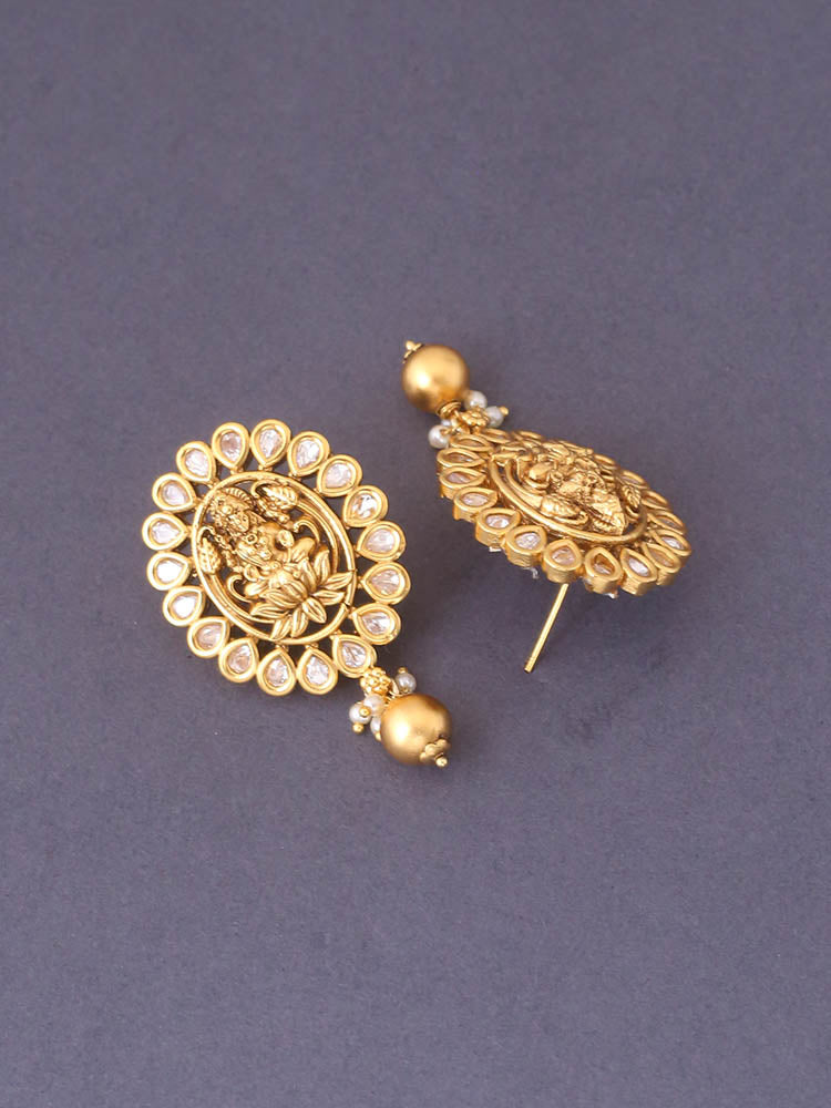 Golden Ekajata Temple Studs