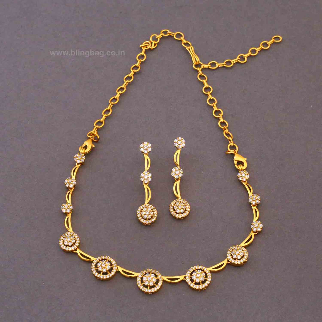 Golden Ekaterina Victorian Jewellery Set - New Arrival