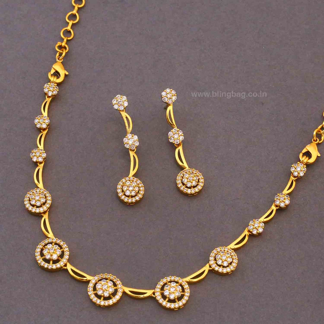 Golden Ekaterina Victorian Jewellery Set - New Arrival