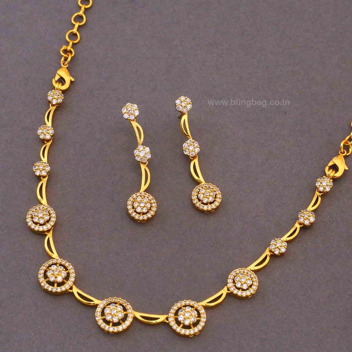 Golden Ekaterina Victorian Jewellery Set - New Arrival