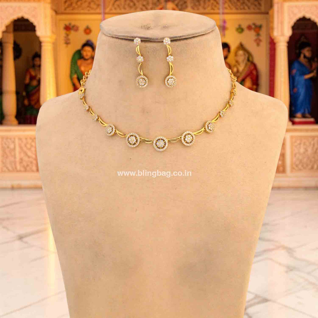 Golden Ekaterina Victorian Jewellery Set - New Arrival