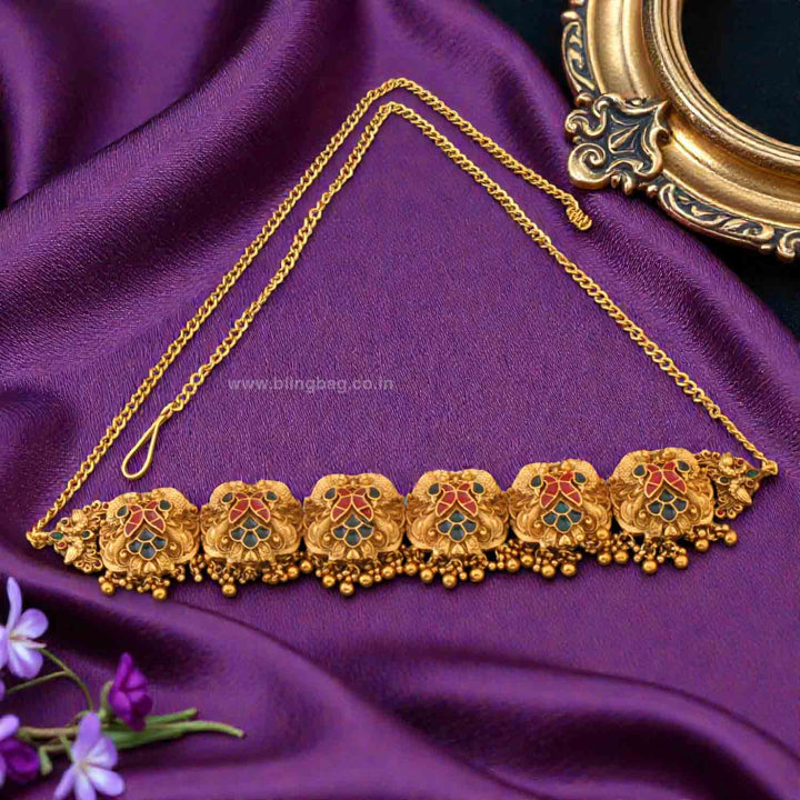 Golden Elakshi Antique Waist Belt