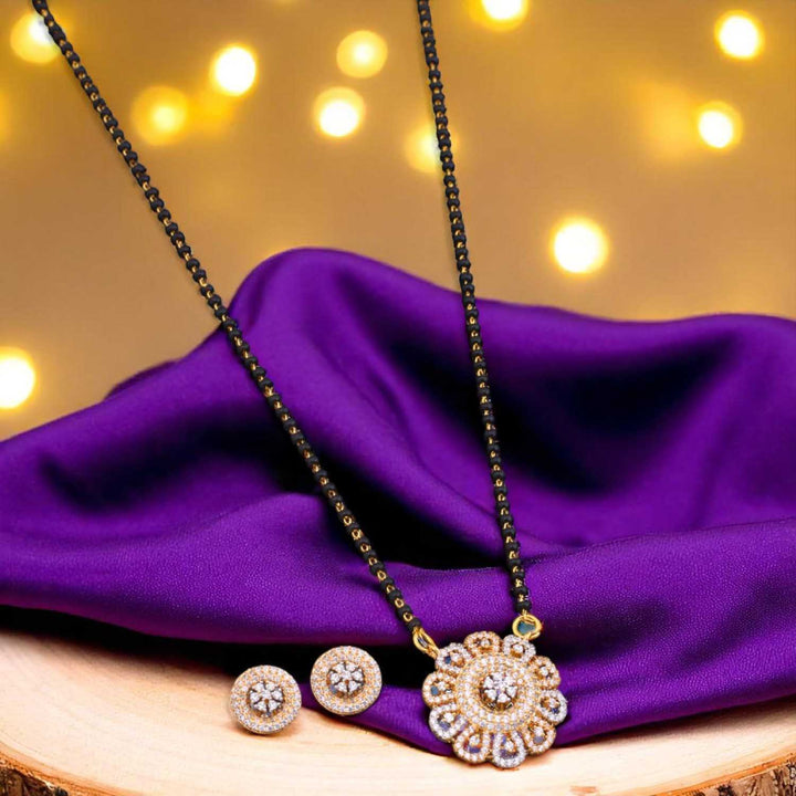 Golden Eleanor Mangalsutra Set