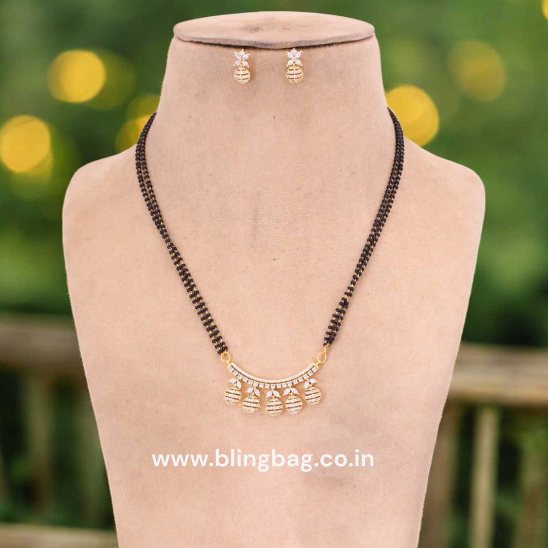 Golden Eleny Mangalsutra Set