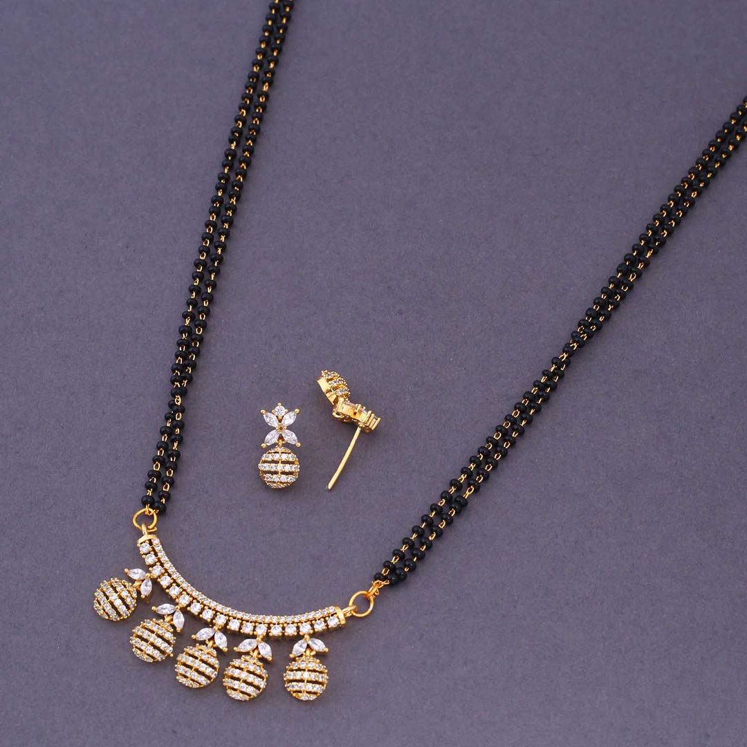 Golden Eleny Mangalsutra Set