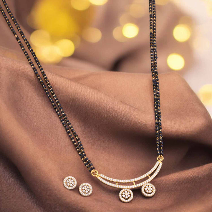 Golden Eley Mangalsutra Set