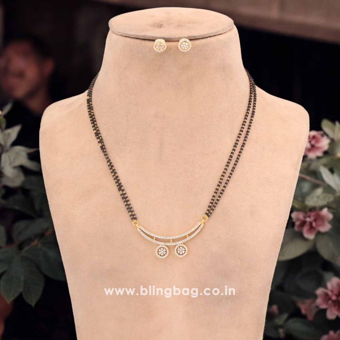 Golden Eley Mangalsutra Set