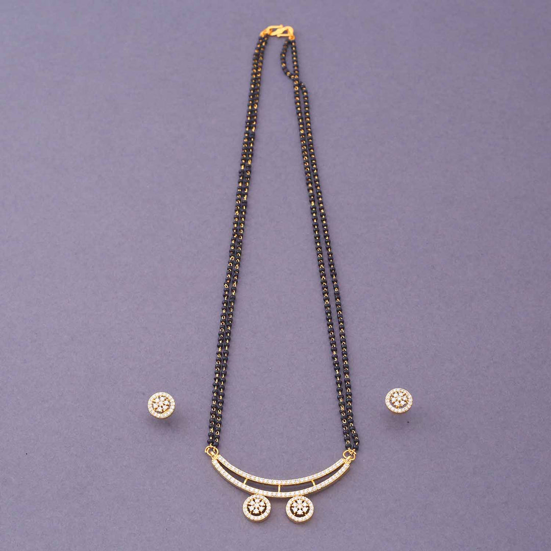 Golden Eley Mangalsutra Set