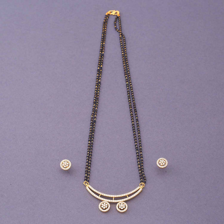 Golden Eley Mangalsutra Set