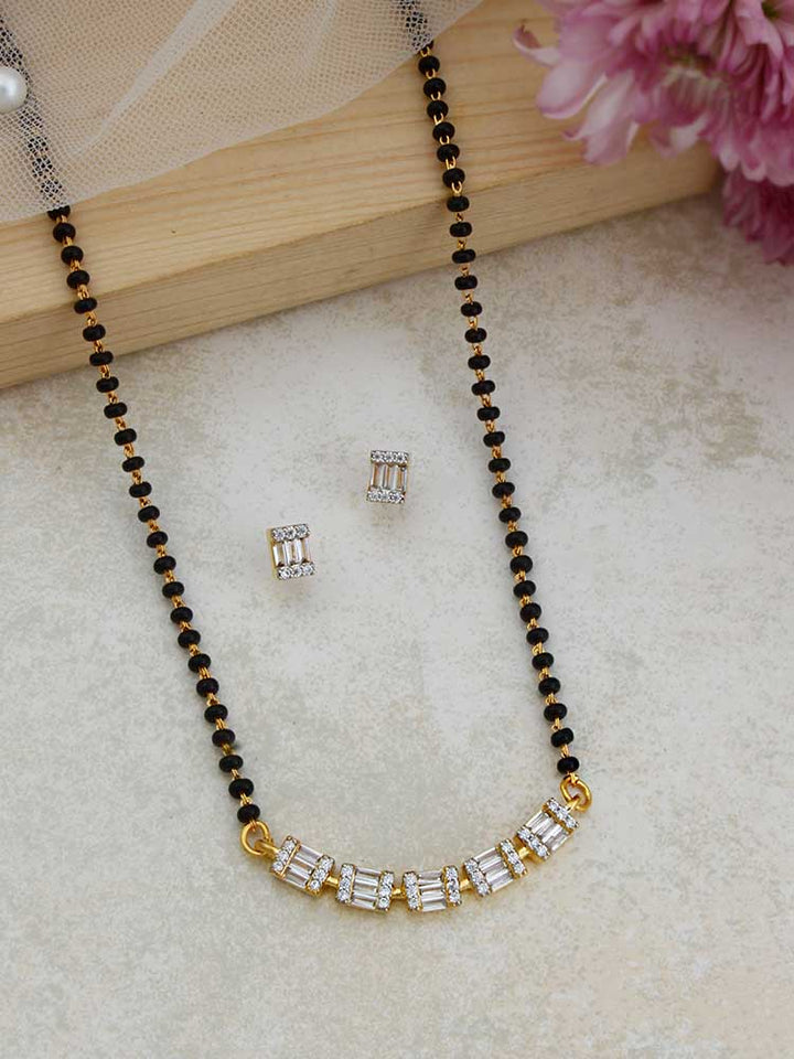 Golden Eliana Mangalsutra Set