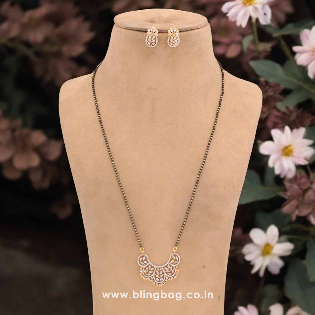 Golden Elizabeth Mangalsutra Set