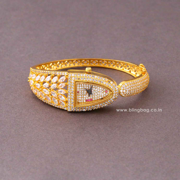 Golden Ellabella Zirconia Watch
