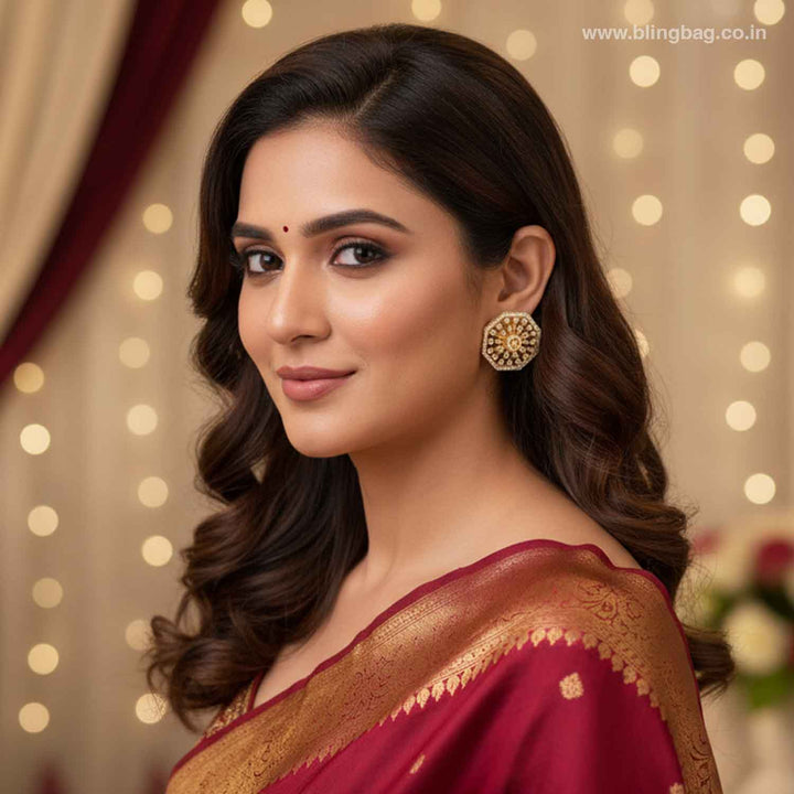 Golden Ellet Zirconia Studs