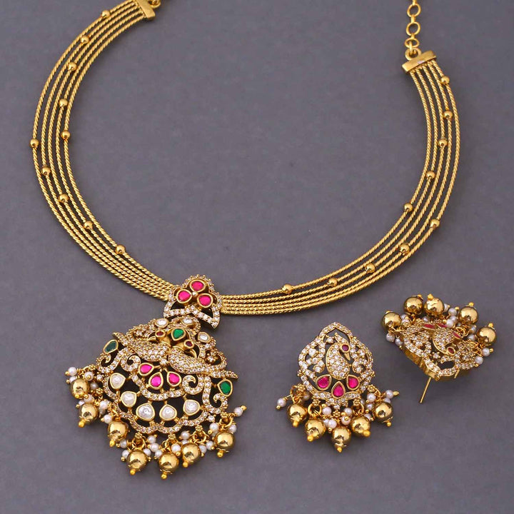 Golden Elowen Victorian Jewellery Set - New Arrival