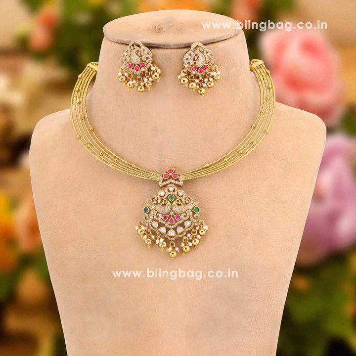 Golden Elowen Victorian Jewellery Set - New Arrival