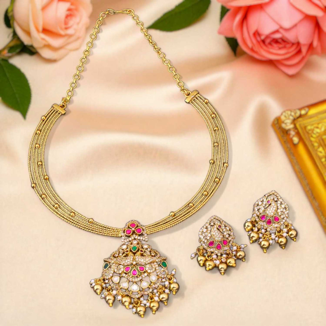 Golden Elowen Victorian Jewellery Set - New Arrival