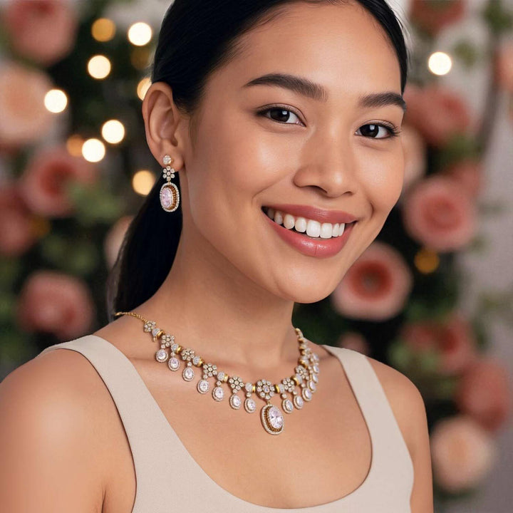 Golden Emily Victorian Jewellery Set- New Arrival