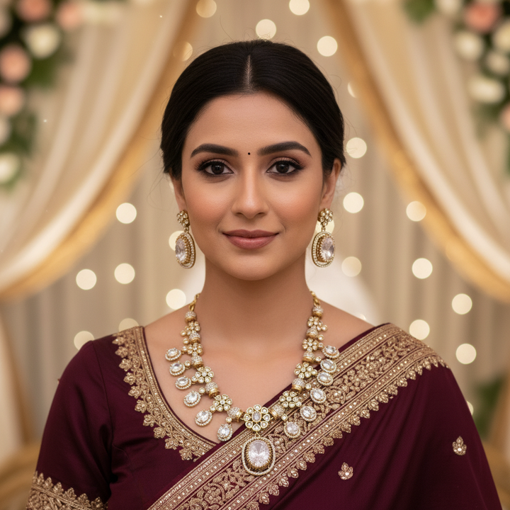 Golden Emily Victorian Jewellery Set- New Arrival