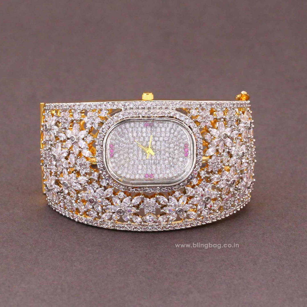 Golden Emmabella Zirconia Watch