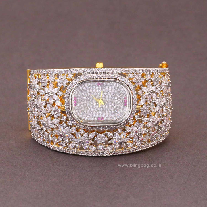 Golden Emmabella Zirconia Watch