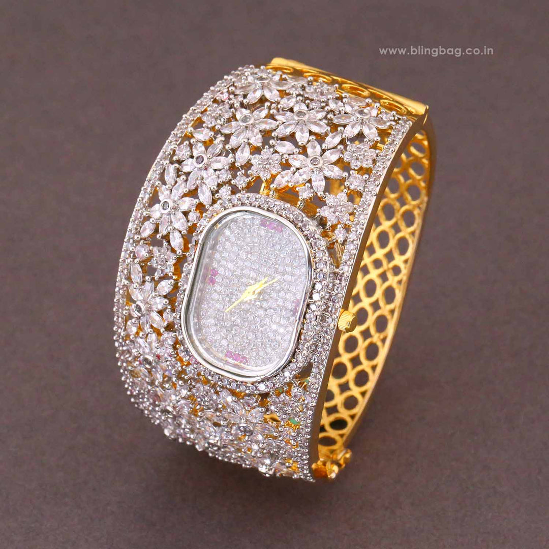 Golden Emmabella Zirconia Watch