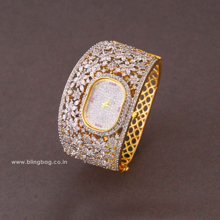 Golden Emmabella Zirconia Watch