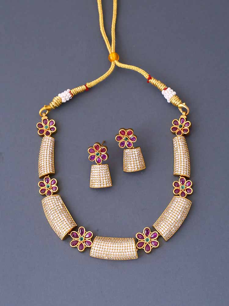 Multicolor Erika Victorian Jewellery Set - New Arrival