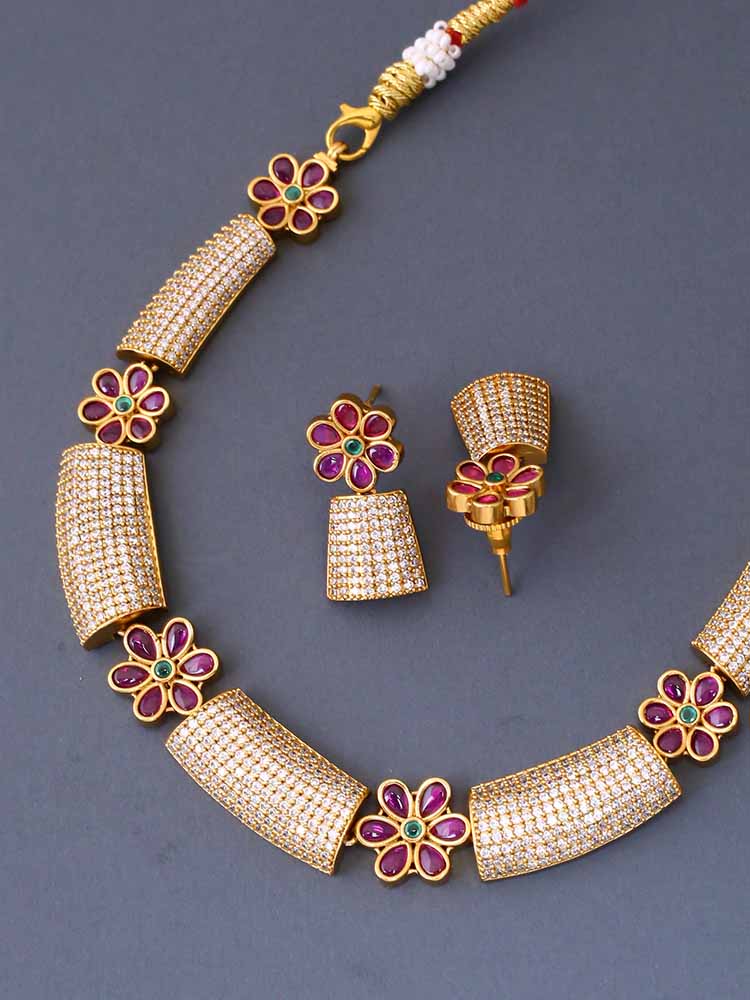 Multicolor Erika Victorian Jewellery Set - New Arrival