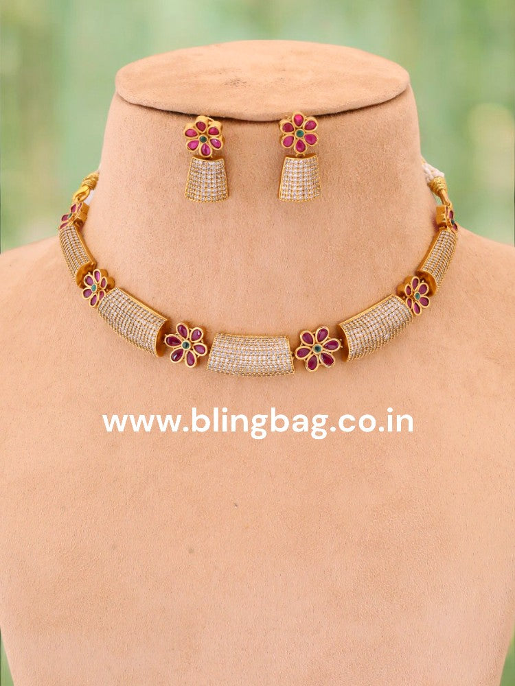 Multicolor Erika Victorian Jewellery Set - New Arrival