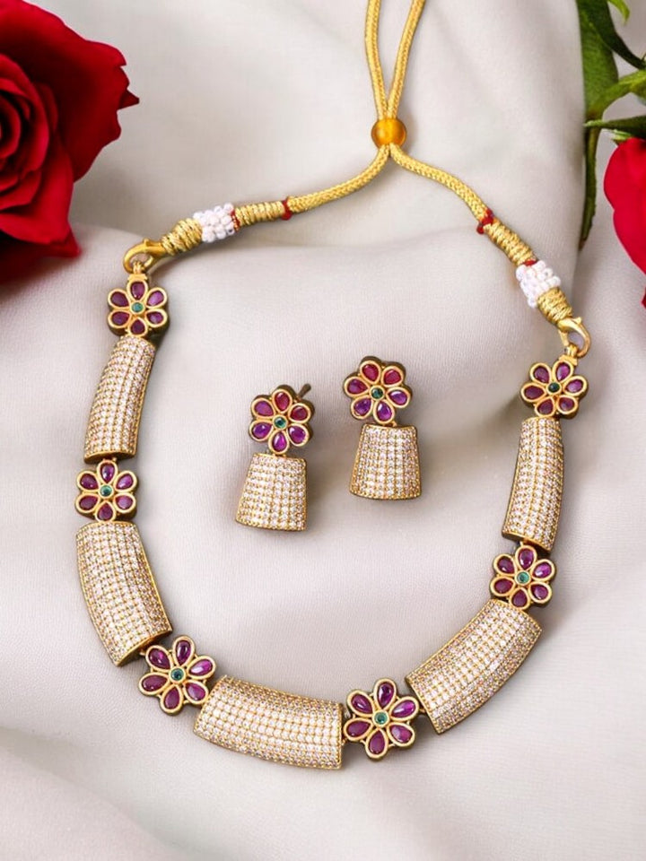 Multicolor Erika Victorian Jewellery Set - New Arrival