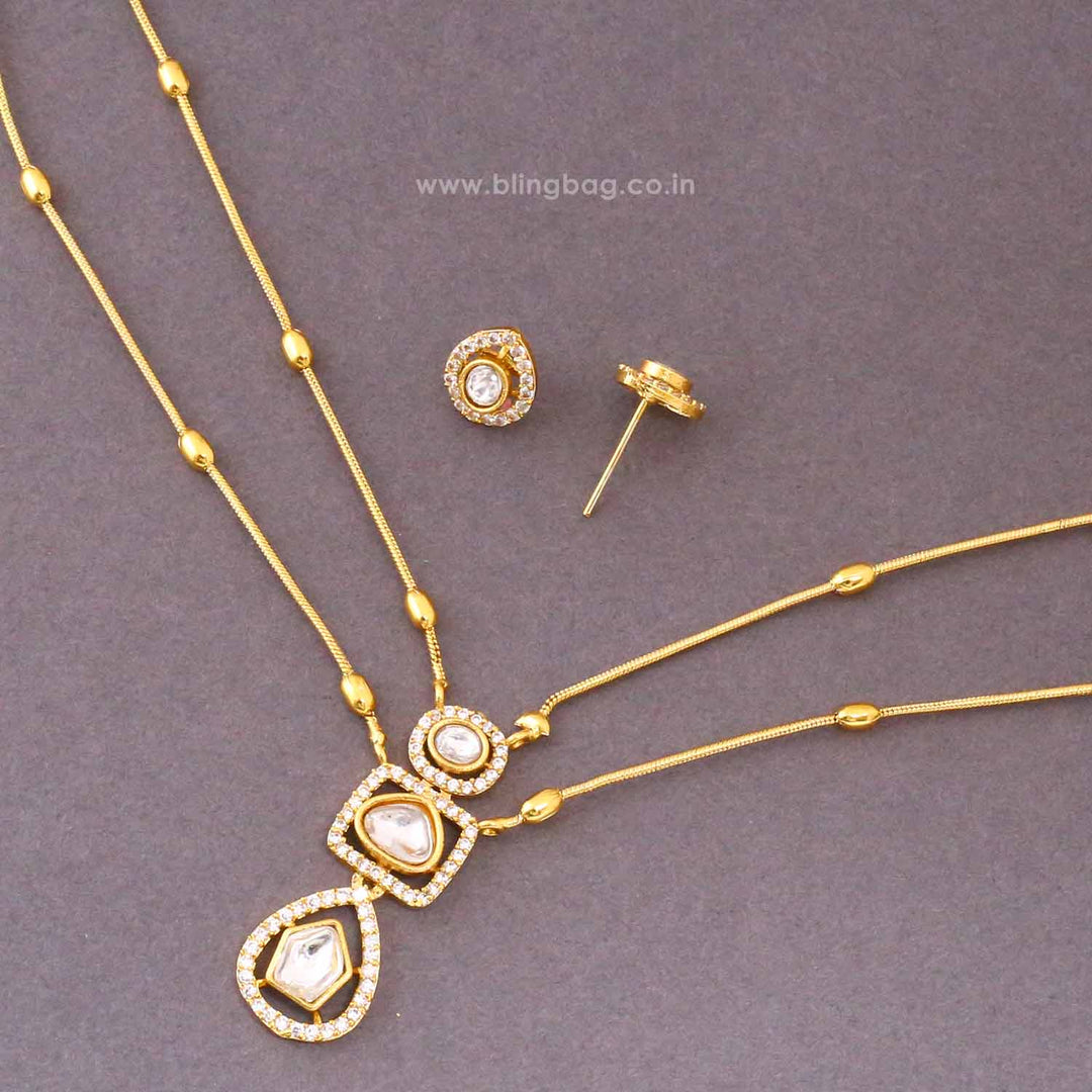 Golden Eshara Antique Jewellery Set- New Arrival