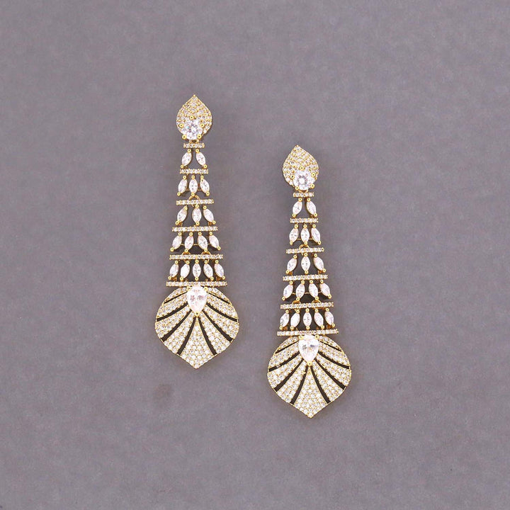 Golden Esther Zirconia Danglers