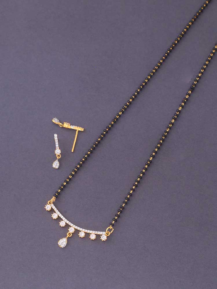 Golden Evangeline Mangalsutra Set
