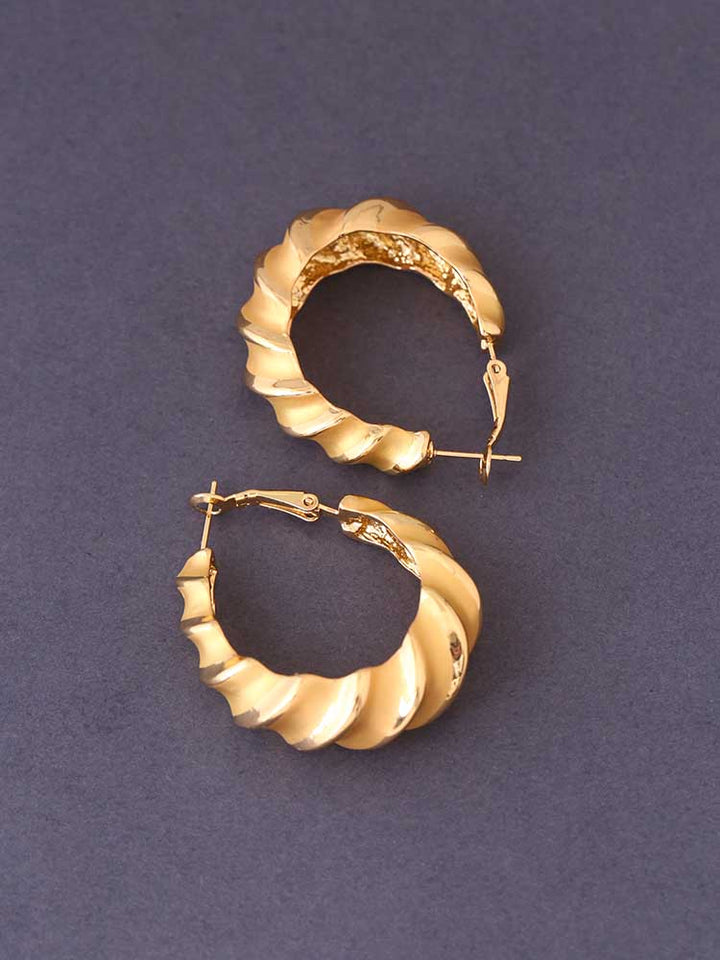 Golden Eyedie Hoops