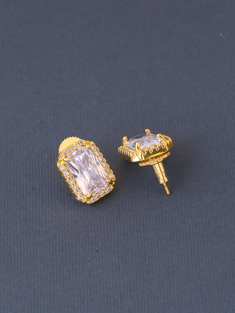 Golden Ferling Zirconia Studs