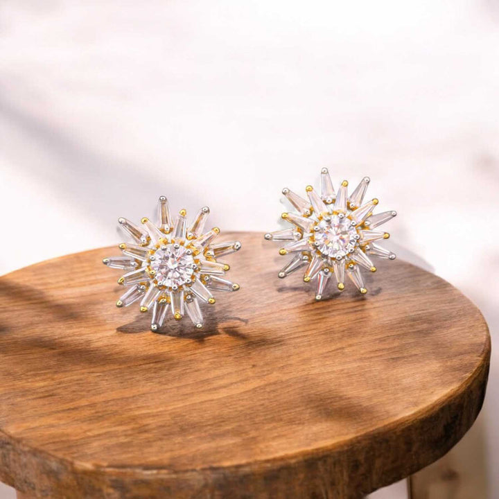 Golden Fionee Zirconia Studs