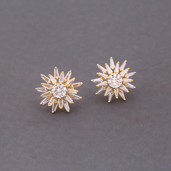 Golden Fionee Zirconia Studs