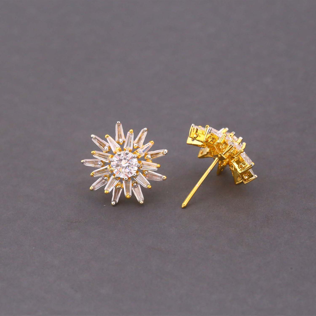 Golden Fionee Zirconia Studs