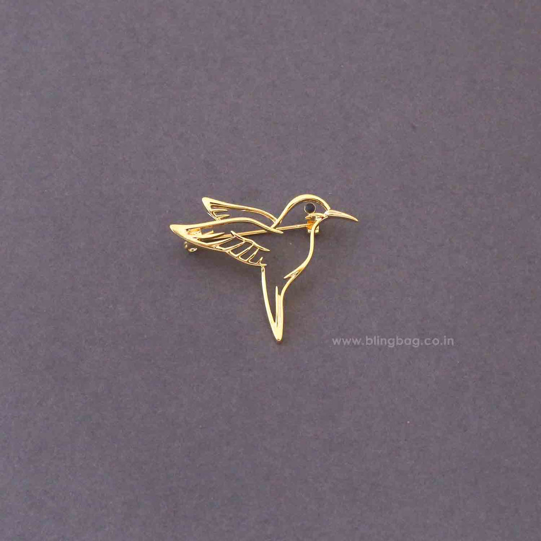 Golden Flight Brooch