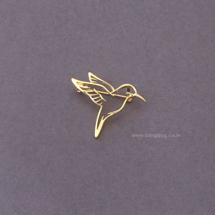 Golden Flight Brooch