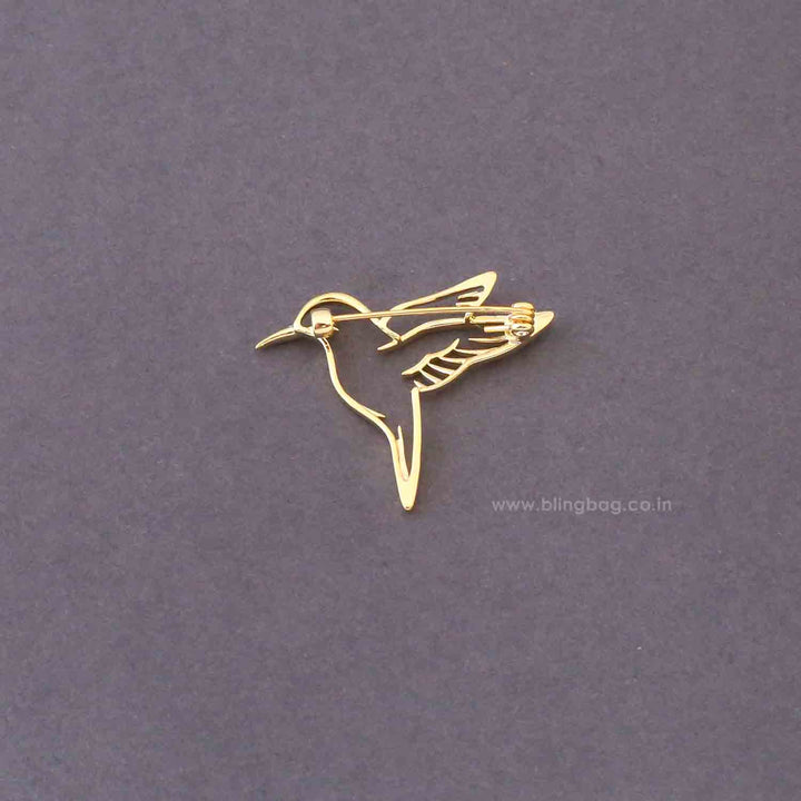 Golden Flight Brooch